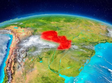 Paraguay yeryüzünde