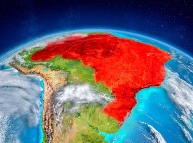 Brezilya dünya üzerindeki