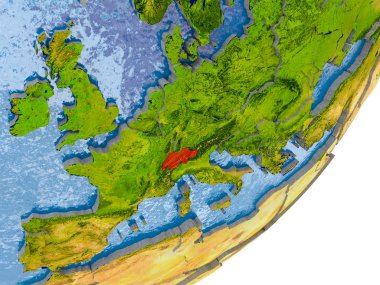 Yeryüzünde İsviçre Haritası