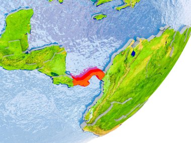Dünyada Panama Haritası