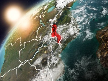 Malavi Planet Earth günbatımı