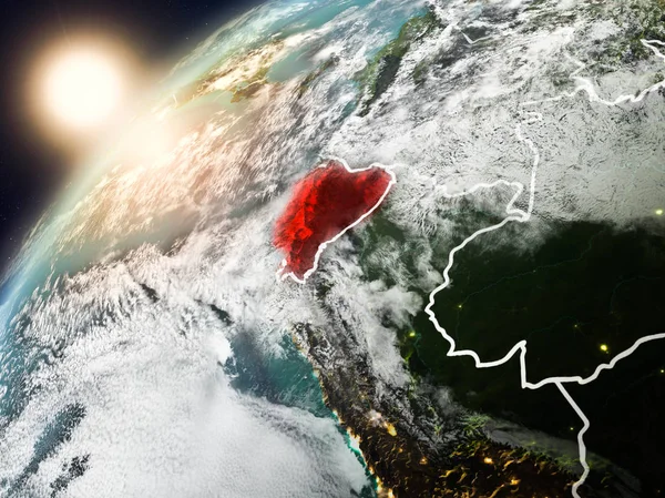 Ekvador Planet Earth günbatımı