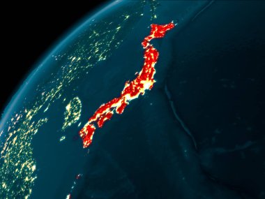 Geceleri yeryüzünde Japonya