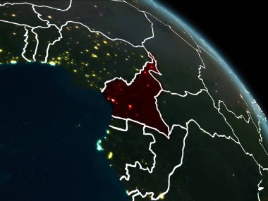 Kırmızı gece Kamerun