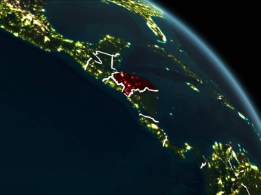 Kırmızı gece Honduras