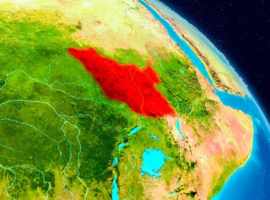 Yeryüzünde Güney Sudan