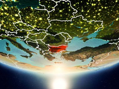 Planet Earth Güneş ile Bulgaristan