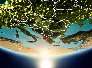 Arnavutluk ile Planet Earth Güneş