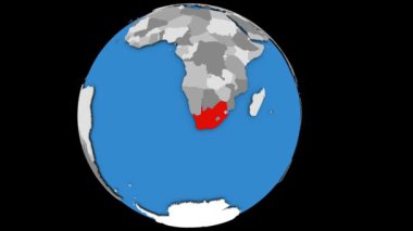 Güney Afrika Dünya üzerinde