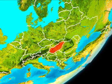 Yörünge görünümü Macaristan