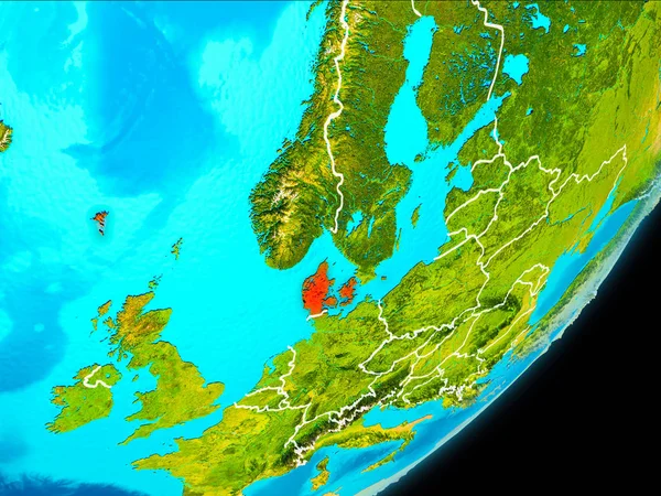 Yörünge görünümü Danimarka