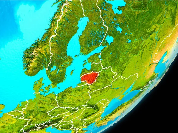 Litvanya'nın yörünge görünümü