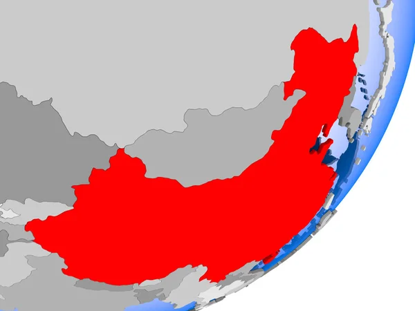 Mapa da China — Fotografia de Stock