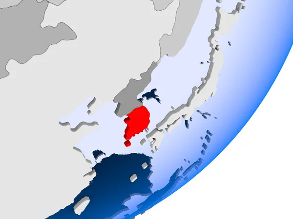 Mapa de Corea del Sur — Foto de Stock