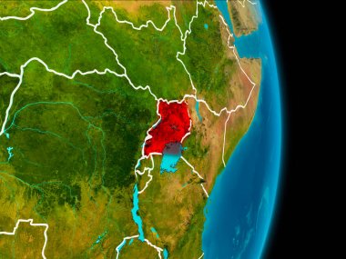 Uganda yeryüzünde