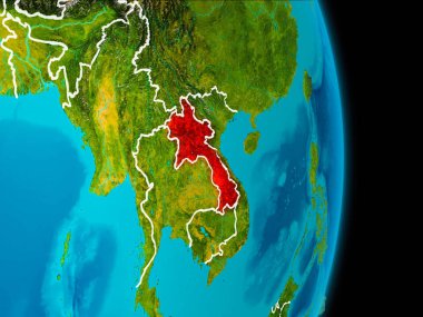 Laos yeryüzünde