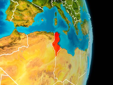 Tunus dünya üzerindeki