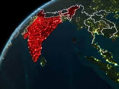 gece boyunca Hindistan