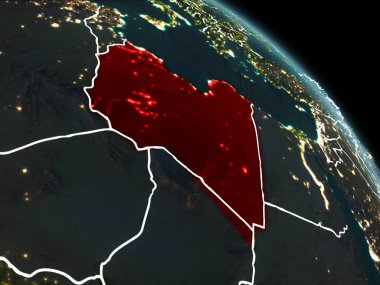 Libya kırmızı gece