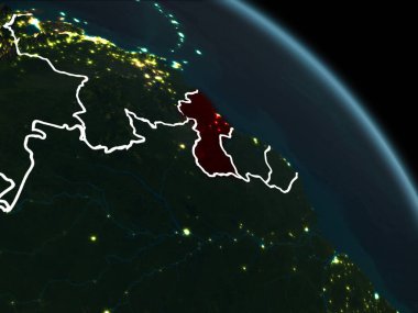 Kırmızı gece Guyana