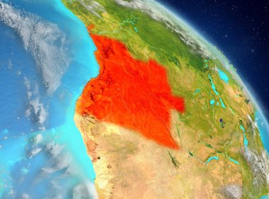 Yörüngeden Angola