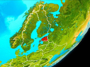 Yörünge görünümü Estonya