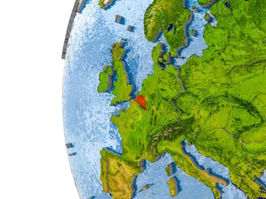 Belçika Haritası modeli bir küre
