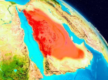Suudi Arabistan yeryüzünde