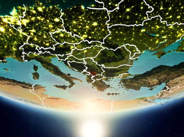 Planet Earth Güneş ile Kosova