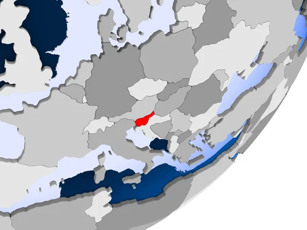 Mapa Słowenii — Zdjęcie stockowe