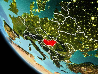 Dünya üzerinde gece Macaristan