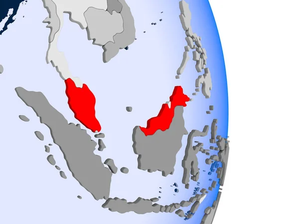 Myanmar en el mundo — Foto de Stock