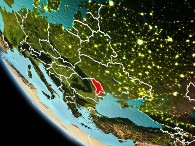 Dünya üzerinde gece Moldova