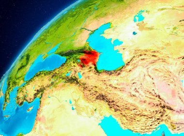 Uzaydan Dünya'Azerbaycan