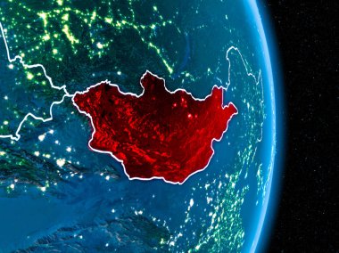 Moğolistan kırmızı gece