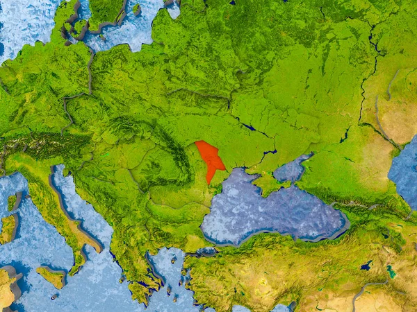 Mapa Moldavska — Stock fotografie