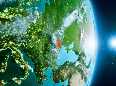Moldova Planet Earth üzerindeki gündoğumu