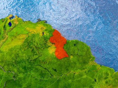 guyana Haritası
