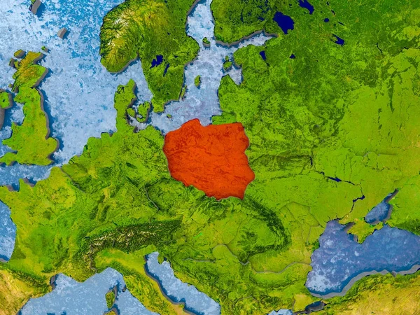 Map of Poland