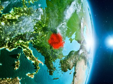 Romanya Planet Earth üzerindeki gündoğumu