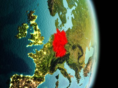 Sabah yörüngeden Almanya'da