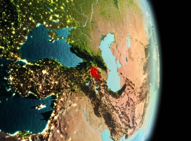 Sabah yörüngeden Ermenistan'da