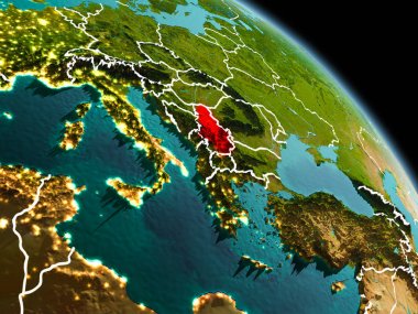 Sabah yörüngeden, Sırbistan