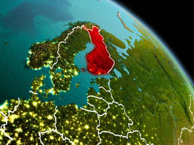 Sabah yörüngeden Finlandiya'da