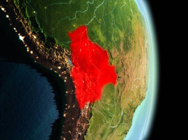 Sabah yörüngeden Bolivya'da