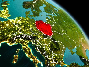 Sabah yörüngeden Polonya'da