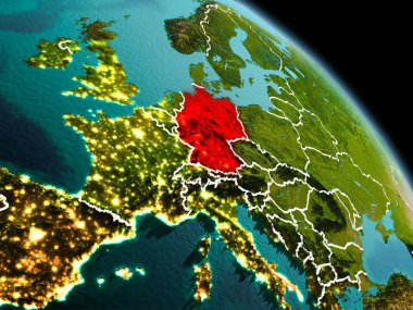 Sabah yörüngeden Almanya'da