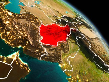 Sabah yörüngeden Afganistan'da