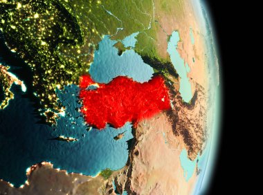 Türkiye'de sabah yörüngeden