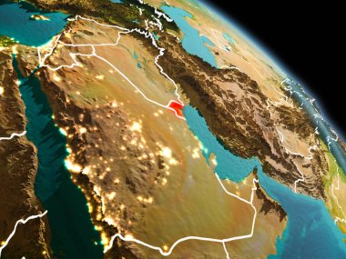 Sabah yörüngeden Kuveyt'te